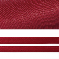 Косая бейка TBY атласная шир.15мм цв.F148 т.красный уп.132 м