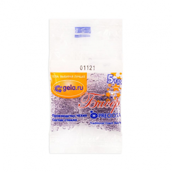 Бисер №10, 5 г., цвет 01121