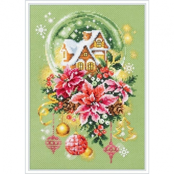 Набор для вышивания ЧУДЕСНАЯ ИГЛА PREMIUM арт.340-672 Волшебное Рождество 18х28 см Набор для вышивания ЧУДЕСНАЯ ИГЛА PREMIUM арт.340-672 Волшебное Рождество 18х28 см