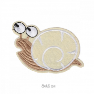 Термоаппликации арт.TBY.2225 Улитка 8х4,6см, уп.10 шт.