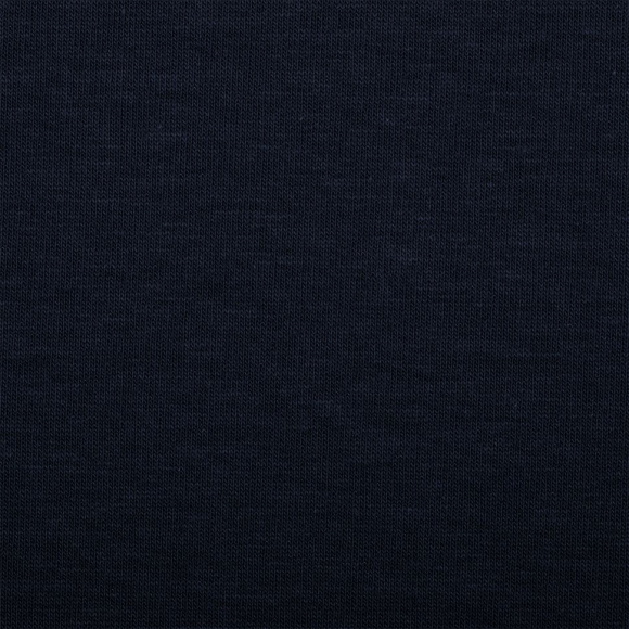 Ткань трикотаж Футер 2х нитка петля с лайкрой 230г пенье 180см т.синий 19-4023 уп.6м