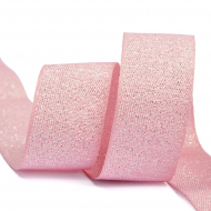 Тесьма киперная металлизированная 25 мм полиэстер арт.TBYT13 цв.S221 розовый уп.22,85м Тесьма киперная металлизированная 25 мм полиэстер арт.TBYT13 цв.S221 розовый уп.22,85м