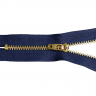 Молния MaxZipper джинсовая золото №4 14см н/р, замок М-4002 цв.F330 синий уп.50шт