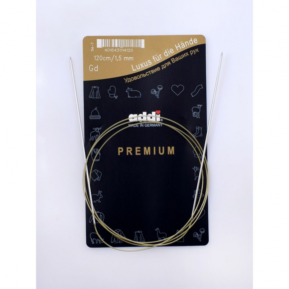 8573_Спицы, круговые, экстратонкие, addiClassic № 1.5, 120 см 8573_Спицы, круговые, экстратонкие, addiClassic № 1.5, 120 см