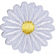 186305_Термоаппликация "Цветок белый" 186305_Термоаппликация "Цветок белый"