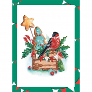 Кристальная мозаика ФРЕЯ арт.ALVS-041 Праздничный набор (мини-картинка) 14х19,5 см