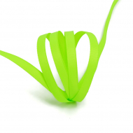 Лента Ideal репсовая в рубчик шир.6мм цв. 544 флуор.салатовый уп.27,42м