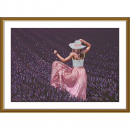 Набор для вышивания бисером НОВА СЛОБОДА арт.ДК4506 Лавандовое настроение 38,9х25,8 см