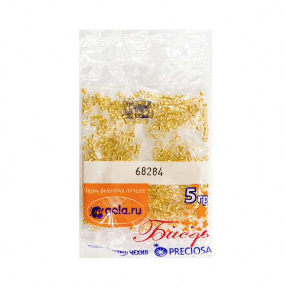 Бисер №10, 5 г., цвет 68284
