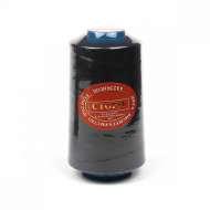 Нитки швейные 40/2 полиэстер 5000 ярд цв.черный СТОРМ