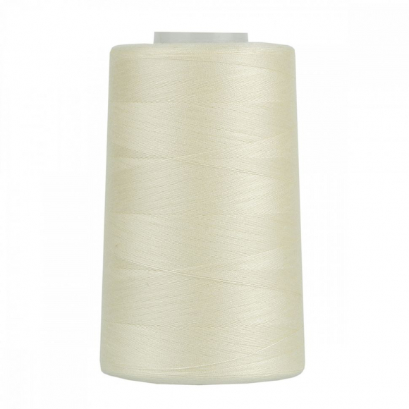 Нитки швейные 40/2 полиэстер 5000 ярд цв.601N экрю MAX