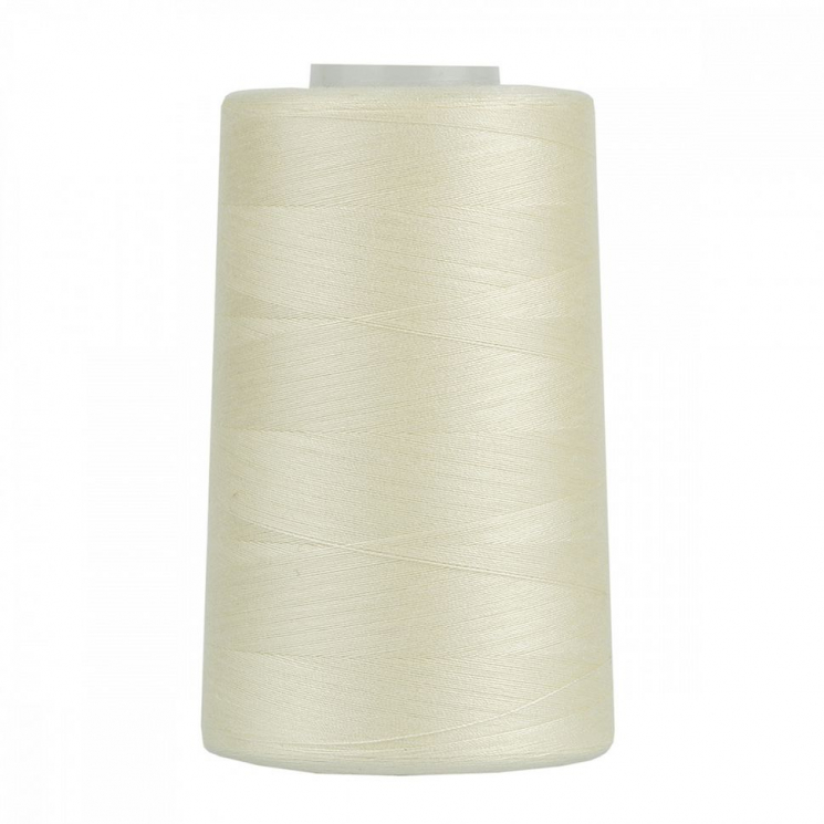 Нитки швейные 40/2 полиэстер 5000 ярд цв.601N экрю MAX