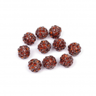 Бусины Шамбала TBY SHN.10 цв.011 шоколадный ?10мм