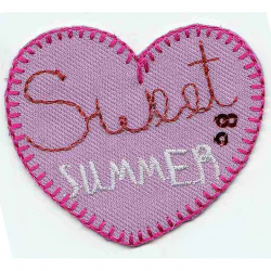 97347_Термоаппликация HKM "Сердце - Sweet Summer"