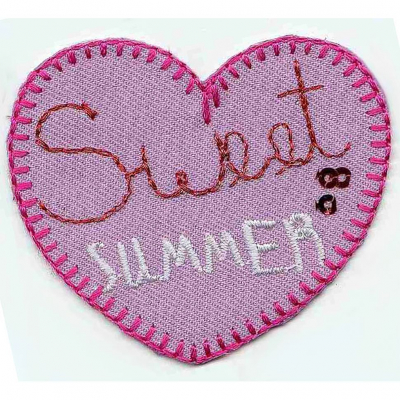 Термоаппликация HKM "Сердце - Sweet Summer"