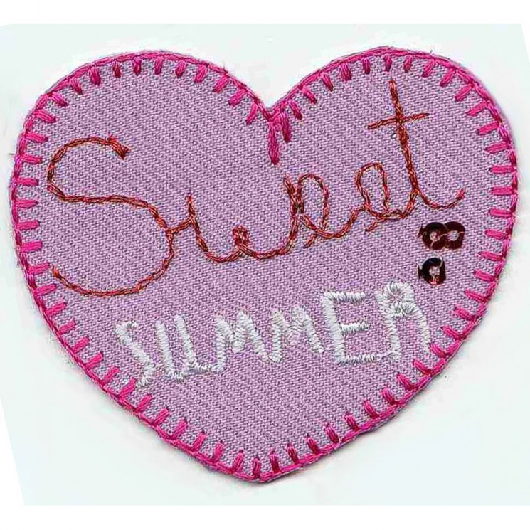 97347_Термоаппликация HKM "Сердце - Sweet Summer"