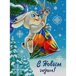 Рисунок на ткани (Бисер) КОНЁК арт. 1455 Открытка 3 29х39 см