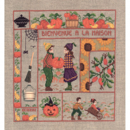 Набор для вышивания Le Bonheur des Dames арт.2659 Bienvenue Octobre (Добро пожаловать, октябрь) 21х23 см