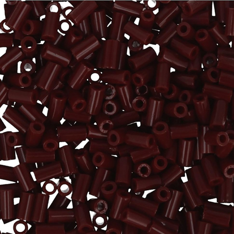 Бисер Япония "TOHO" BUGLE №3  3 мм 5 х 5 г №0046 т.т.коричневый