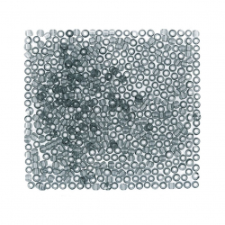 Бисер Япония "TOHO" 10/0  круглый 1  2.4 мм 5 х 5 г №0009 св.серый