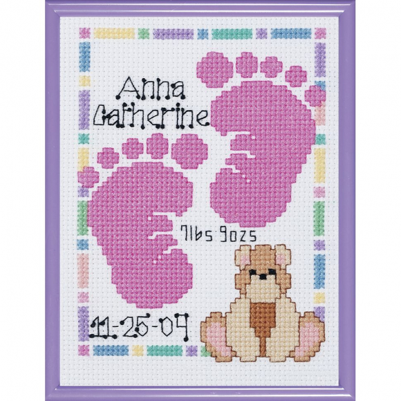 59787_Набор для вышивания "Следы ребёнка"