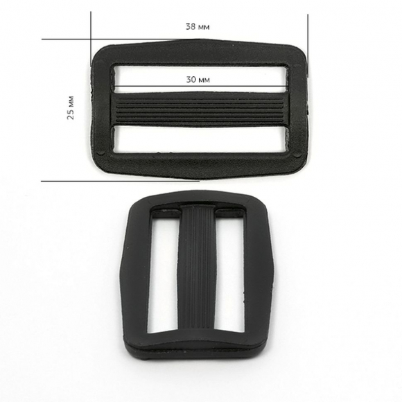 Пряжка двухщелевая арт.8826 30мм черный уп.2000шт Пряжка двухщелевая арт.8826 30мм черный уп.2000шт