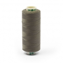 Нитки Dor Tak бытовые 40/2 полиэстер 366м цв.247 серый