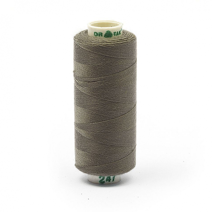 Нитки Dor Tak бытовые 40/2 полиэстер 366м цв.247 серый