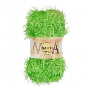 Пряжа VISANTIA TRAFKA (100% полиэстер) 5х100г/150 м цв.0104 св.зеленый
