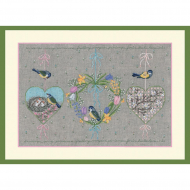 163870_Набор для вышивания:"COEURS DE PRINTEMPS" (Весенние сердца)
