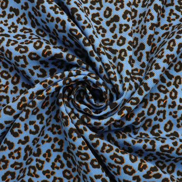 Ткань Твил 150 г/м? 100% вискоза шир.145 см арт.Р.29857.03 цв.03 синий рул.25м