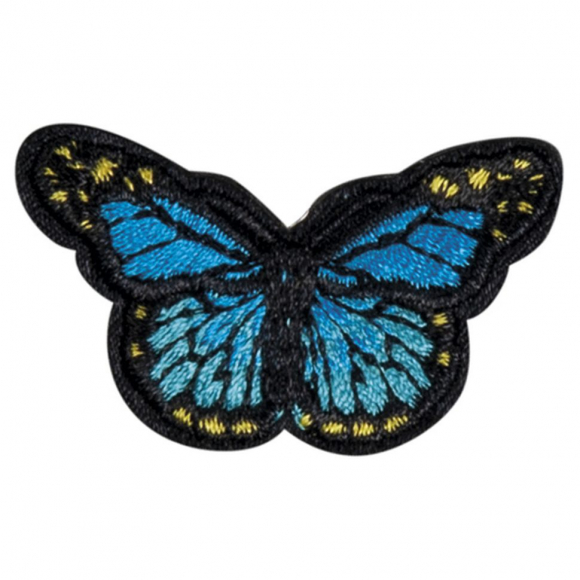 177679_Термоаппликация "Маленькая голубая бабочка"