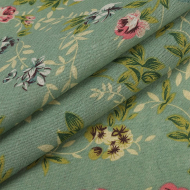 Ткань Лен, арт.TBY.DJ.62, 140г/м?, 30% лен 70% хлопок, шир.150см, рул.20м