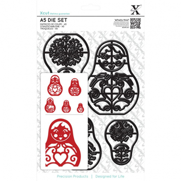 86558_Набор ножей для вырубки "Матрёшки"