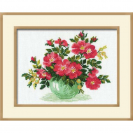 Набор для вышивания РИОЛИС арт.871 Дикая роза 30х24 см