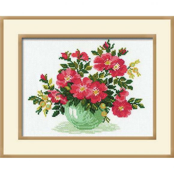 Набор для вышивания РИОЛИС арт.871 Дикая роза 30х24 см