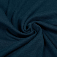 Ткань рибана  гл/крашеный, 215г/м?  95% хл 5%эласт  чулок 80-90см арт.ШН-215955-10 цв.темн.петроль рул.15-80м