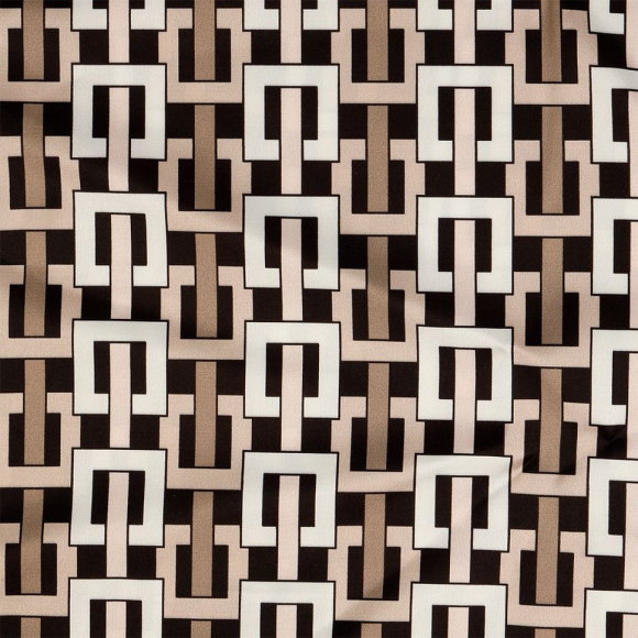 Ткань шелк Армани креп 90 г/м? 97% полиэстер, 3% лайкра шир.148 см арт.T.0307.1 цв.01 коричневый рул.25м Ткань шелк Армани креп 90 г/м? 97% полиэстер, 3% лайкра шир.148 см арт.T.0307.1 цв.01 коричневый рул.25м