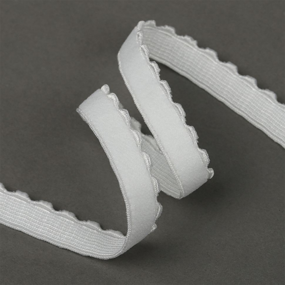 Резинка  TBY бельевая (отделочная) арт.ЕТ-1 10мм цв.F101 белый уп.50 м