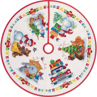 Набор для вышивания PANNA арт. PR-7254 Юбка для новогодней ёлки 61x61 см