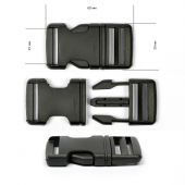 Фастекс арт.8921 25мм черный уп.200шт