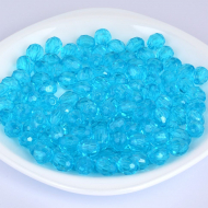 Бусины акриловые MAGIC HOBBY арт.MG.3240-34 цв.34 яр.голубой ?8мм уп.500г