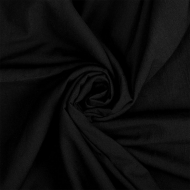 Ткань Хлопок крэш 90 г/м? 100% хлопок шир.150 см арт.TBY.Caw.01 цв.черный рул.25м