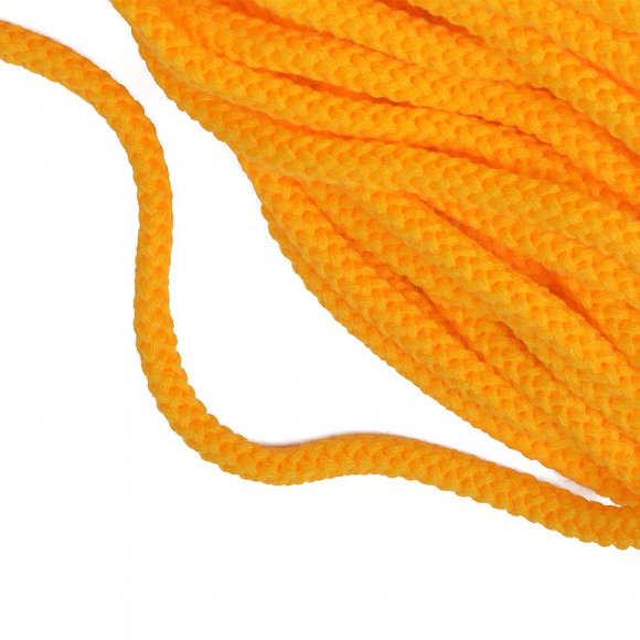 Шнур круглый полиэфир 09мм арт.1с-90, цв.желтый уп.100м