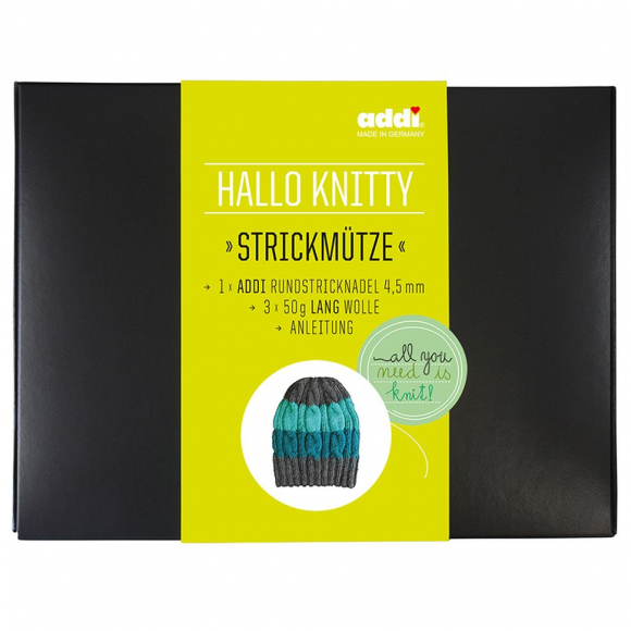 102544_Набор для вязания шапки Hello Knitty Strickmuetze