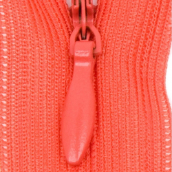 Молния потайная нераз 20см S-138 оранжевый бледный SBS уп.100шт