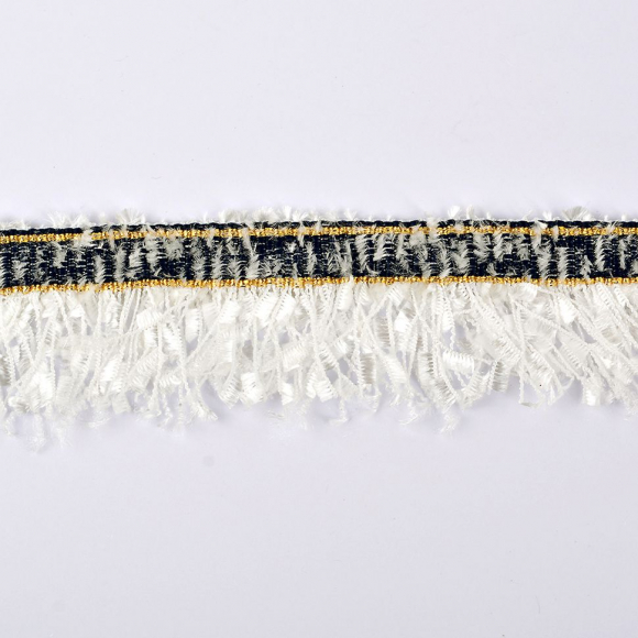 Тесьма в стиле Шанель с бахромой арт.TBY-SH01 шир.35мм цв.8S уп.13,71м
