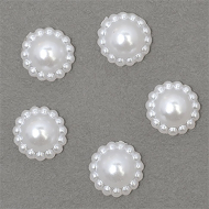 Полужемчужины MAGIC 4 HOBBY перламутр в форме Цветка 8 мм  цв.41 уп.20г (151шт)