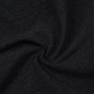 Ткань трикотаж Футер 2х нитка петля 70%хл 25%пэ 5%спан 220г 160см серый меланж 1 уп.3м