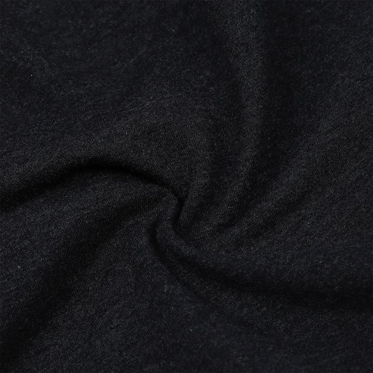 Ткань трикотаж Футер 2х нитка петля 70%хл 25%пэ 5%спан 220г 160см серый меланж 1 уп.3м